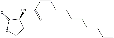 Undecanamide, N-[(3S)-tetrahydro-2-oxo-3-furanyl]-结构式