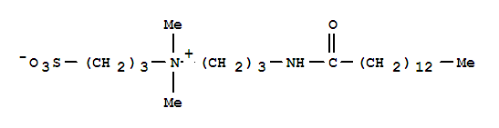 3-(N N-DIME(3-MYRISTOYLAMINOPROPYL)AMMO&结构式