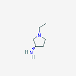 Structure of (S)-1-ethyl-3-aminopyrrolidine