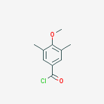 Benzoyl chloride, 4-methoxy-3,5-dimethyl-结构式