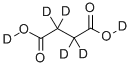 Structure of SUCCINIC ACID-D6