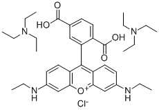 Structure of 5-CARBOXY-X-RHODAMINE TRIETHYLAMINE SALT, FOR FLUORESCENCE*