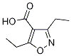 Structure of 4-ISOXAZOLECARBOXYLIC ACID 3,5-DIETHYL-