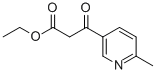 Structure of ethyl 3-(2-methyl-5-pyridyl)-3-oxopropionate