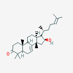 Structure of (13α,14β,17α)-16β-Hydroxy-5α-lanosta-7,24-dien-3-one