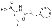 Structure of N-CARBOBENZOXY-DL-NORVALINE