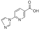 Structure of 6-(1H-IMIDAZOL-1-YL)NICOTINIC ACID