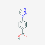 Structure of 4-(1H-1,2,3-triazol-1-yl)Benzoic acid