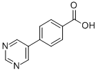 Structure of 4-(Pyrimidin-5-yl)benzoic acid