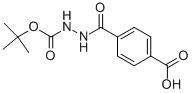 Structure of 4-(2-TERT-BUTOXYCARBONYLHYDRAZINO)CARBONYL-BENZOIC ACID