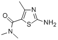 Structure of 2-AMINO-4-METHYL-THIAZOLE-5-CARBOXYLIC ACID DIMETHYLAMIDE