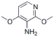 Structure of 3-Pyridinamine,  2,4-dimethoxy-