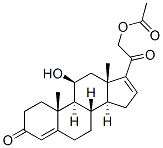 Structure of 11beta,21-dihydroxypregna-4,16-diene-3,20-dione 21-acetate