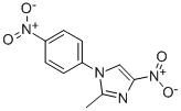 Structure of 1-(4-NITROPHENYL)-2-METHYL-4-NITROIMIDAZOLE