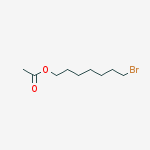 Structure of 1-Heptanol, 7-bromo-, acetate
