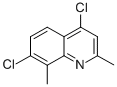 Structure of 4,7-DICHLORO-2,8-DIMETHYLQUINOLINE