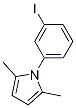 Structure of 1-(3-IODOPHENYL)-2,5-DIMETHYL-1H-PYRROLE,  95 %