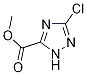 Structure of methyl 3-chloro-1H-1,2,4-triazole-5-carboxylate(SALTDATA: FREE)