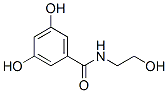 N-(2-羟基乙基)-3,5-二羟基苯甲酰胺结构式