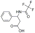 Structure of Benzenepropanoic acid, b-[(trifluoroacetyl)amino]-