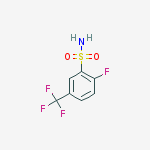 Structure of 2-fluoro-5-(trifluoromethyl)benzenesulfonamide