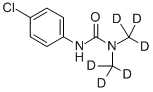 Chemical structure of MONURON D6