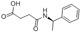 (R)-(+)-N-(1-苯乙基)琥珀酰胺酸结构式