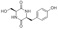Structure of CYCLO(-SER-TYR)