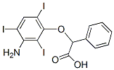 2-(3-氨基-2,4,6-三碘苯氧基)-2-苯基乙酸结构式