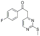 Ethanone, 1-(4-fluorophenyl)-2-[2-(methylthio)-4-pyrimidinyl]-结构式