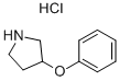 Structure of 3-PHENOXYPYRROLIDINE HYDROCHLORIDE