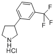 Structure of 3-(3-Trifluoromethylphenyl)pyrrolidine