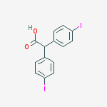 Structure of 2,2-bis(4-iodophenyl)acetic acid