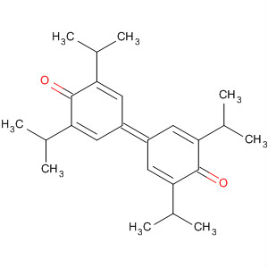 Structure of 3,3',5,5'-tetraisopropyl-diphenoquinone