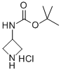 Structure of tert-Butyl (azetidin-3-yl)carbamate hydrochloride
