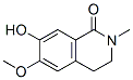 Structure of 1(2H)-Isoquinolinone, 3,4-dihydro-7-hydroxy-6-methoxy-2-methyl-
