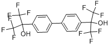 Structure of 4,4-BIS(2-HYDROXYHEXAFLUOROISOPROPYL)BIPHENYL