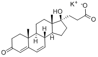 Structure of Potassium canrenoate
