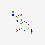 2-AMINO-5-UREIDO-4,6-PYRIMIDINEDIONE结构式