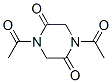 Structure of 1,4-DIACETYL-PIPERAZINE-2,5-DIONE