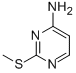 2-甲巯基-4-氨基嘧啶结构式