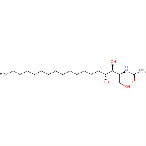 Structure of Acetamide, N-[(1S,2S,3R)-2,3-dihydroxy-1-(hydroxymethyl)heptadecyl]-