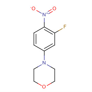 Structure of Morpholine, 4-(3-fluoro-4-nitrophenyl)-