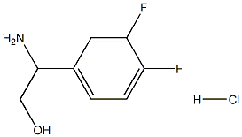 2-amino-2-(3,4-difluorophenyl)ethanol结构式