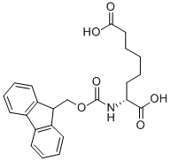 Structure of FMOC-D-2-AMINOSUBERIC ACID