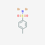 Structure of Benzenesulfonamide,N,N-dibromo-4-methyl-