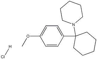 Structure of 4-Methoxyphencyclidine hydrochloride