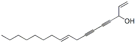Structure of 1,9-Heptadecadiene-4,6-diyn-3-ol