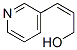Structure of 2-Propen-1-ol,3-(3-pyridinyl)-, (2Z)-