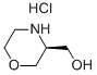Structure of [(3S)-morpholin-3-yl]methanol hydrochloride